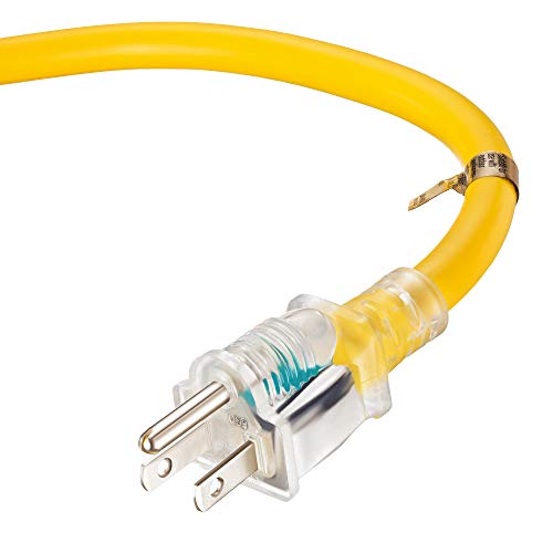 Outdoor Extension Cord 6 ft, VCZHS UL Listed Heavy Duty Extension Cord