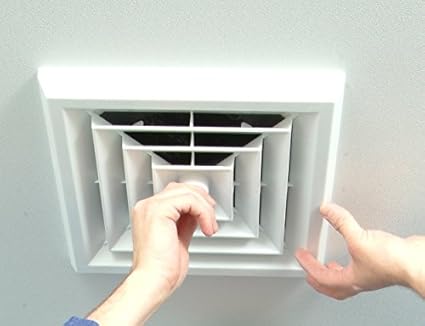 Havaco Quick Connect Ht Gb S1 White Square Ceiling Diffuser