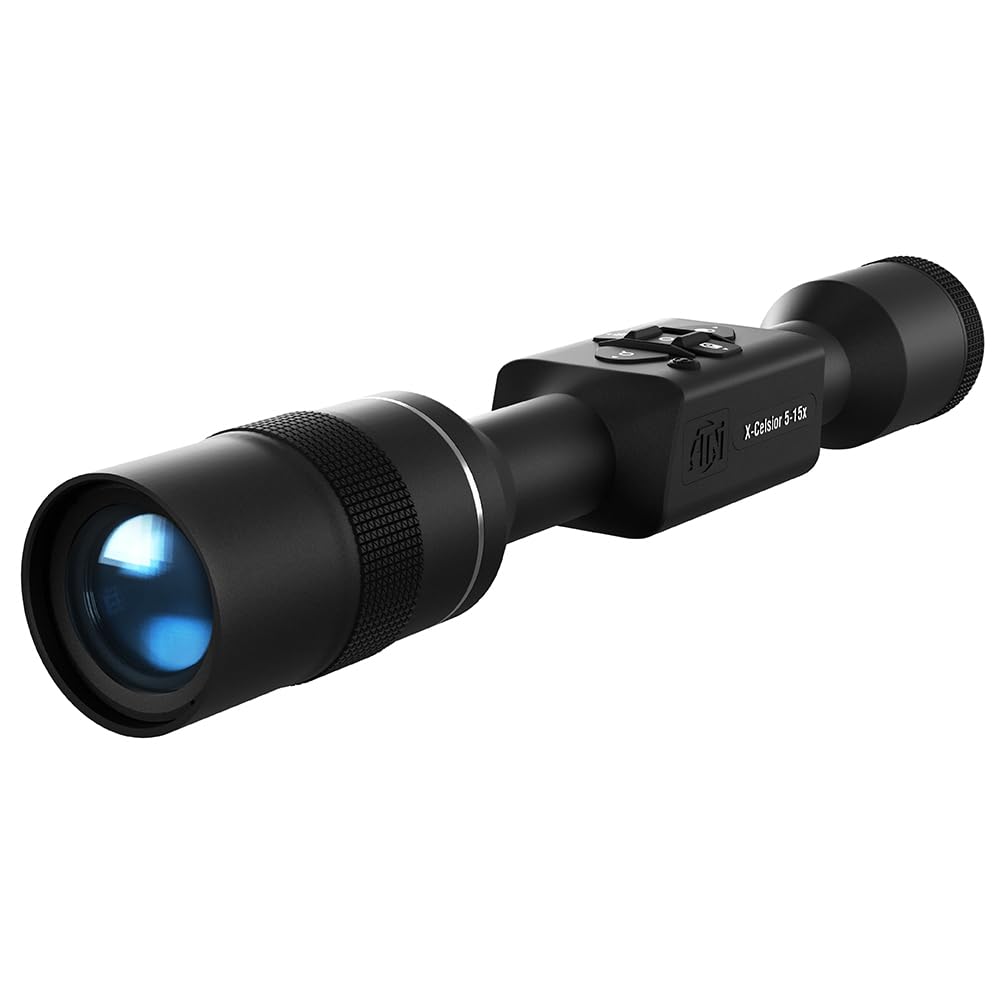 ATN X-Celsior 5-15x Alcance de visión nocturna - Sensor de visión nocturna ultrasensible, resolución 2688x1944, pantalla HD - Alcance de visión nocturna premium para precisión y claridad en condiciones de poca luz