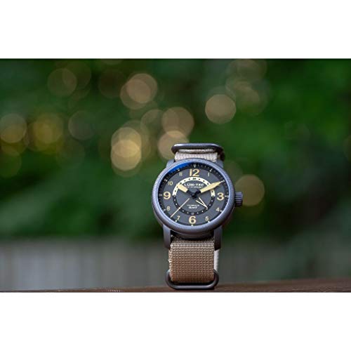 Lum-Tec-Comat-B45-GMT-Wrist-Watch-Beige-Nylon-Strap