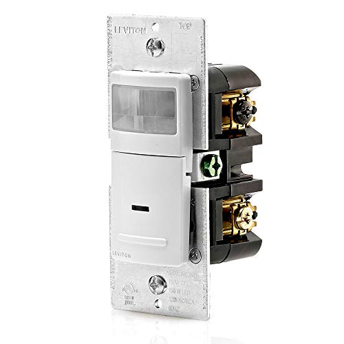 Leviton IPV151LZ Decora Vacancy Motion Sensor InWall Switch, Manual