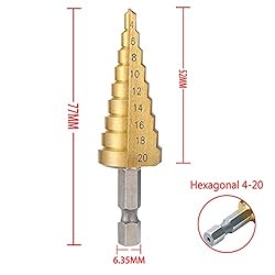 HSS 4241 Cobalt Multiple Hole 50 Sizes Step Drill