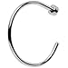Body Candy Retainer and Pack of 2 Stainless Steel Nose Hoop Rings 20 Gauge 3/8