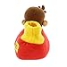Universal Studios Curious George Little Kids Sock Top Slippers (5-6 M US Toddler, Monkey Red)