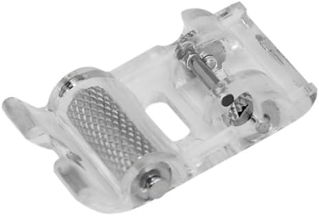 Sew Perfect Roller Presser Foot for All Low Shank Singer, Brother, Babylock, Husqvarna Viking (Husky Series), Euro-Pro, Janome, Kenmore, White, Juki, Bernina (Bernette Series), New Home, Simplicity, Necchi and Elna Sewing Machines.
