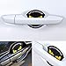 TIDO 4Pcs Universal Carbon Fiber Car Door Handle Paint Scratch Protector Sticker Auto Door Handle Scratch Cover Guard Protective Film(4 Door Cup Protectors)