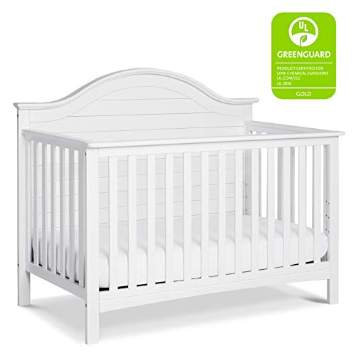 Carter's by DaVinci Nolan 4in1 Convertible Crib in White, Greenguard