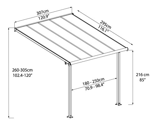 6 Palram+HG8810+Olympia+Patio+Cover