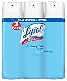 Lysol Disinfectant Spray, Crisp Linen, 19 oz, Pack of 3