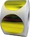 1.5" Inch Diameter Round Shiny Metallic Gold Color Coding Dot Labels - 500 Colored Circle Stickers Per Roll