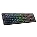 Keychron K1 Mechanical Keyboard,104 Key RGB Wireless Mechanical Keyboards Low Profile Mechanical Keyboard Ultra-Thin Bluetooth Keyboard,Anti Ghosting,N-Key Rollover,Wired Keyboard for Mac and Windows