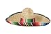 Rubie's Costume Co Sombrero with Rainbow Serape Edge And Band Costume