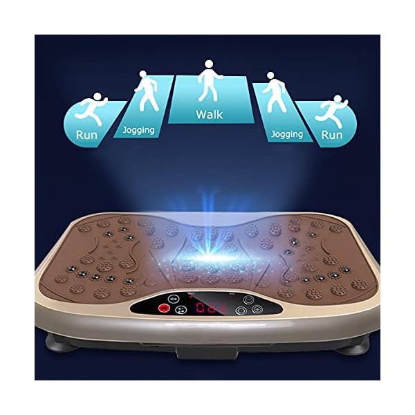 Fitness Plate Vibration Plate,Slim Power Plate Home Workout Trainer,Slim shake machine, fat burning machine (63 x 39 x…