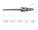 YUFUTOL Carbide Burr SL-4NF Aluminum Cut Carbide Cutter Burrs File(1/2 Inch Head Dia X 1-1/8 Inch Cutter Length) 1/4