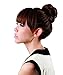 Mia Bun Ease-Bun Styling Tool Rolls Into The Hair Sock Method Easiest Medium Size for Women, Teens, Girls, Dancers, Ballet, Dress Up, Updos - Brown Color