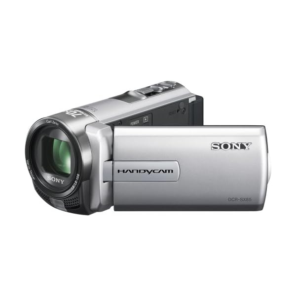 Sony DCR-SX85ES SD Camcorder (16 GB interner Speicher, 7,6 cm (3 Zoll) Display) silber