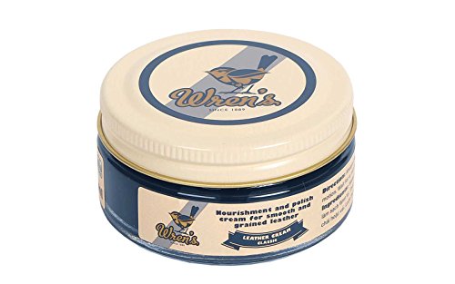 Wren's Leather Cream Classic, premium quality shoe cream polish (navy blue)