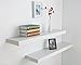 HAO ALWAYS DO BETTER Set of 2 Modern 10 Inch Depth Shelf for The Wall Wood Wall-Mounted Storage Shelf MDF Display Shelving Approx 36