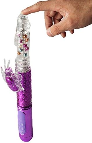 Tauren 36 Frequency Vibrating Waterproof Massager Wand 360° Rotation Multi Speed Vibrator Body Massage Purple