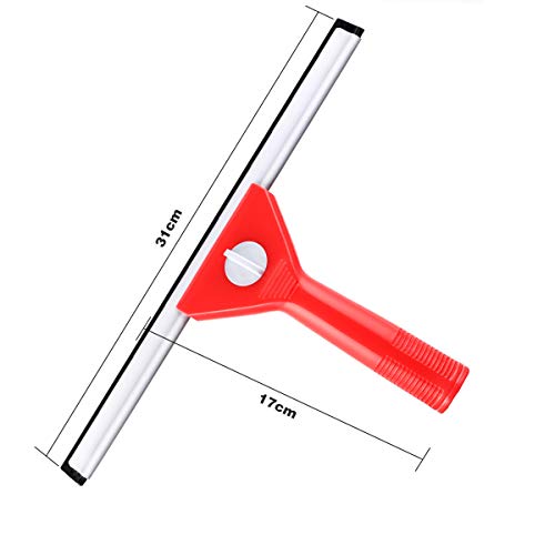 image for Coavas Adjustable-Window-Squeegee Squeak-Free Hand Shower Car Glass Wi