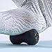 BIVI Cordless Vibrating Dual Ball Roller Massager High Intensity 4-Speed Muscle Workout Recovery Back, Legs Deep Tissue Peanut Shape Replaces Lacrosse Ball Therapy - Black