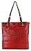 Scarleton Ostrich Large Tote H115610 - Red
