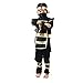 Spring fever Child Kids Boys Stealth Ninja Assassin Costume Toys Halloween Cosplay Dress-Up Set Black L for height(47.2