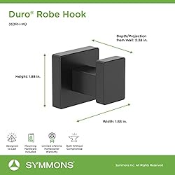Symmons 363RH-MB Duro Wall-Mounted Robe Hook in
