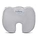 Cushina Coccyx Cushion - Premium Memory Foam Orthopedic Seat Cushion Support for The Relief of Sciatica and Lower Back Pain. Sit in Comfort on Home, Office Chairs and Car Seats