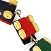 SODIAL(R) 1/12 Doll house Miniature Wooden Carriages and Train Toy Set