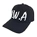 NWA Dad Hat 3D Embroidered Snapback Baseball Cap Adjustable Black