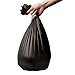 CTKcom 6 Gallon Home Trash Bags Roll Office Garbage Bags(3 Rolls)- Rubbish Black Bags Trash Can Liners for Kitchen Home Bathroom Bedroom Toilet Office Rubbish Bin 90 Counts/3 Rolls Trash Bags,Black