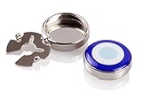 Blue Target Button Covers - The Modern Alternative to Cufflinks for Regular Shirts