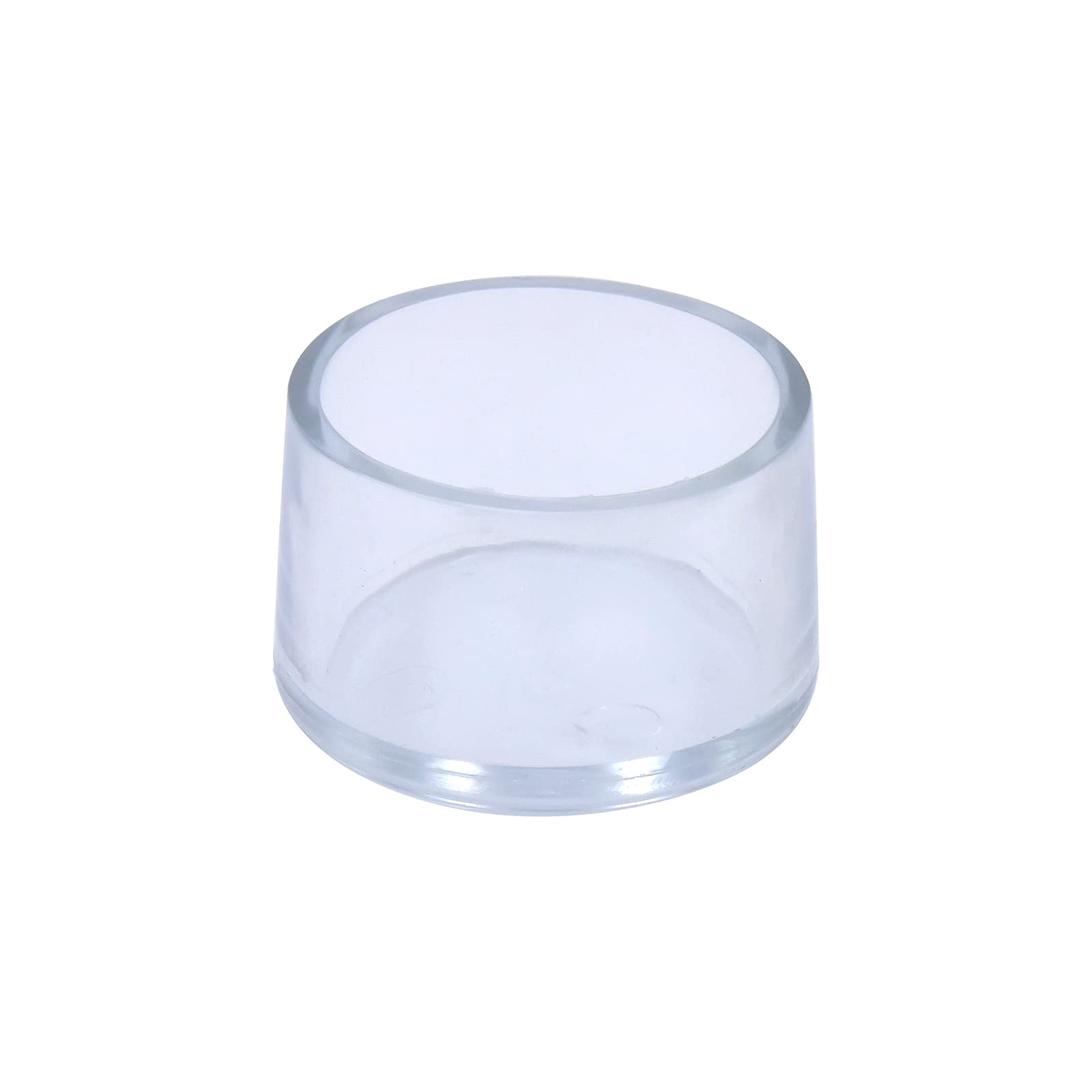Flyshop 12PCS Chair Leg Caps Tips PVC Patio Floor Protectors Flexible Non-Scratch Round Furniture Table Feet Covers, 1-3/16", 30 mm, Transparent