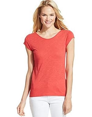 Calvin Klein Jeans Women’s Basic V-neck Top
