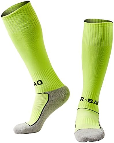 Boys/Girls Outfits Compression Long Sport Knee High Football & Soccer Socks Pack (Kids/Youth Gifts) 1 Pair Green