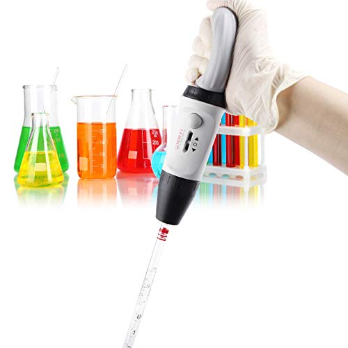 Lab Manual Serological Pipette Controller, 0.1 to 100mL,Black