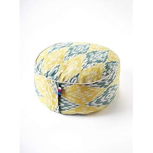 Yogamatters Spring Ikat Buckwheat Meditation Cushion