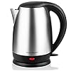 Aigostar Knight 30IGP – Elektrische RVS waterkoker, 2200 Watt, 1.7 Liter, droogkookbeveiliging, BPA vrij.
