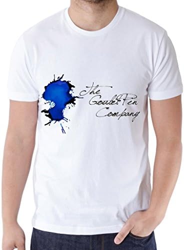 Treasurers Men's Tee The Goulet Pen Company Basic T-Shirt White Size Medium