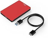 Sonnics 1TB Red External Portable Hard Drive USB 3.0 Fast Transfer view 4