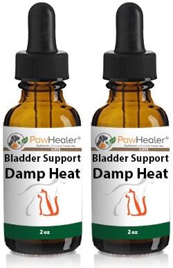 PawHealer Urinary Tract Infection in Cats - Bladder Support for Damp Heat - Herbal Liquid for Cats - Buy More Save More