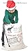 HUAN XUN Christmas Canvas Santa Sack Bags Decoration - with Drawstring Size 19.7