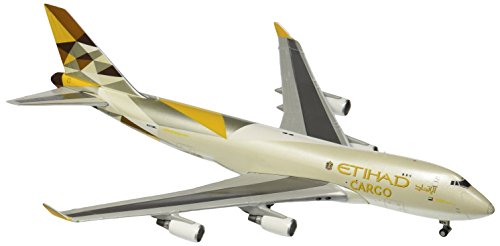 GeminiJets Etihad Cargo B747-400F New Livery Aircraft (1:400 Scale)