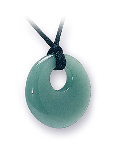 Natures Gift British Fossils Green Aventurine Crystal Donut Pendant