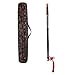 Baoblaze Chinese Black Bamboo Flute Bawu Pipe Concert Bau Tune F Ethnic Folk Music for Music Lovers