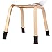 24 PCS Chair Leg Socks Knitted Furniture Socks Chair,Floor Protectors for Avoid Scratches Furniture Pads for Moving Easily and Reduce Noise (Dark Coffee)