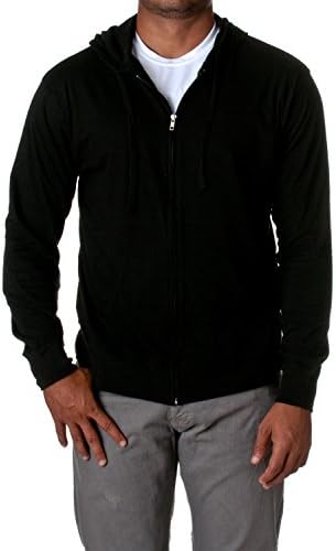 Independent Trading Co Lightweight Hooded Full-Zip T-Shirt. SS150JZ - XX-Large - Black