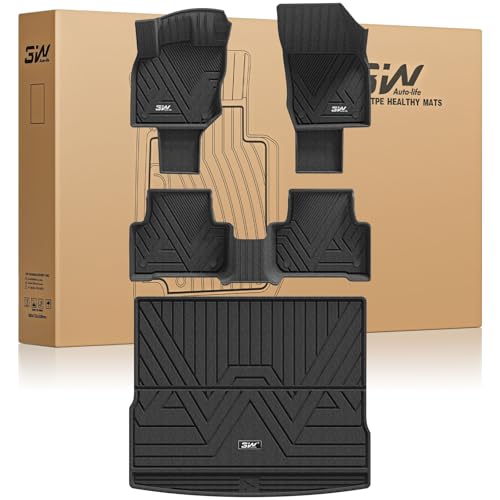 3W Volkswagen Tiguan 2025 2026 (Not Compatible with PHEV) Thorex™ Car Mats Set of 4 and Tailored Boot Mat Easy Clean Heavy Duty Car Mats and Boot Mat
