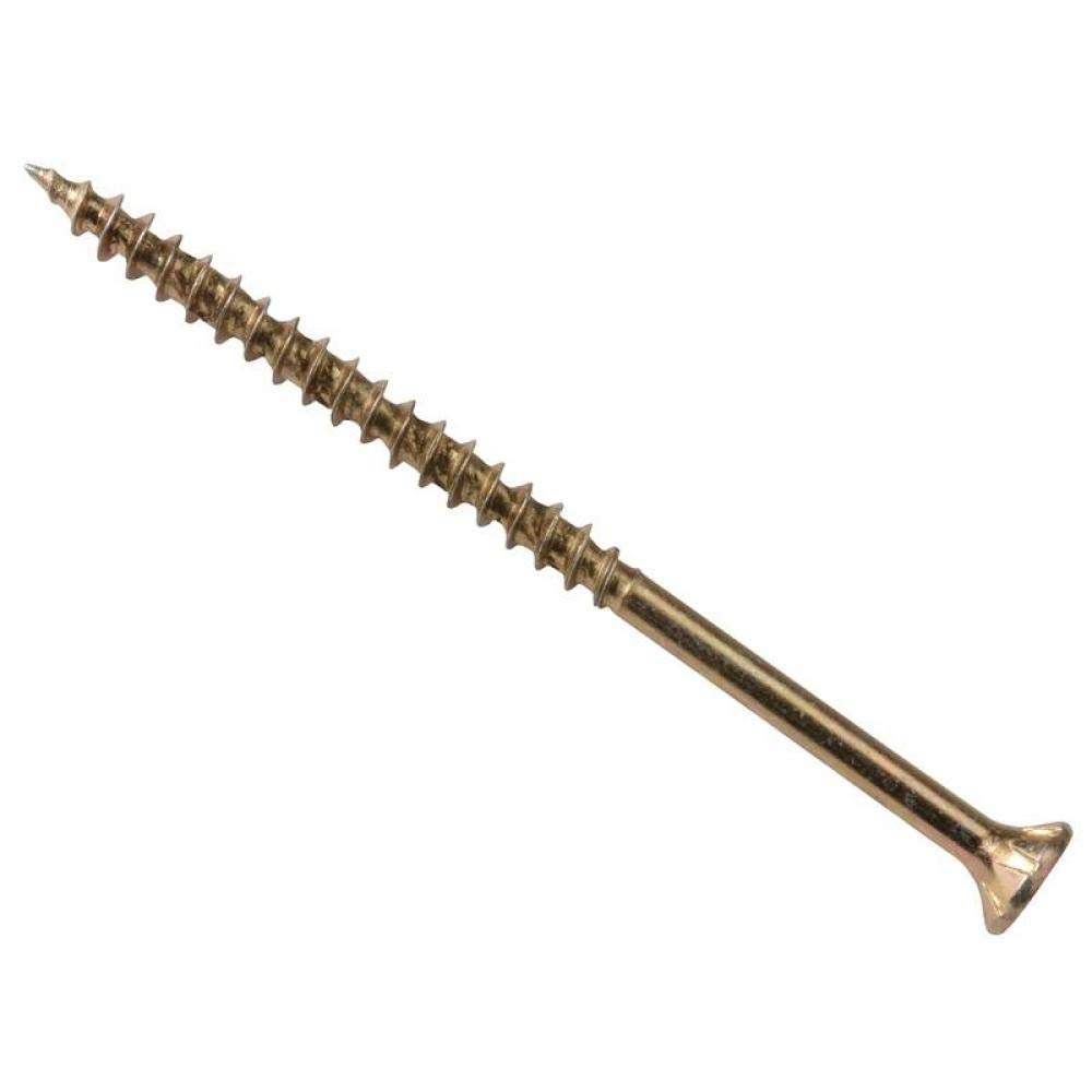 ForgeFast Elite Low-Torque Woodscrews | 6.0 x 180mm | Zinc Yellow Passivated | Box 100 — image 1